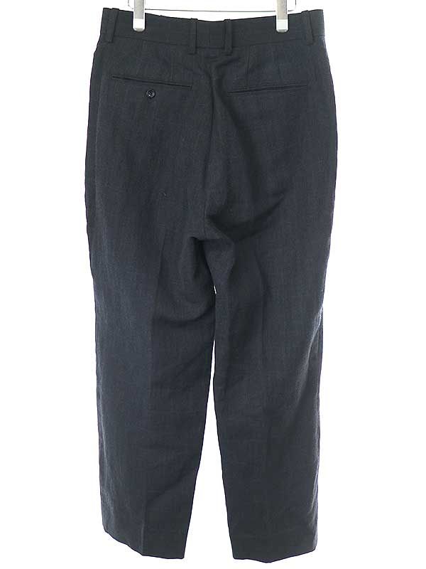 A.PRESSE ア プレッセ 23SS Wide Tapered Trousers チェック柄ワイド