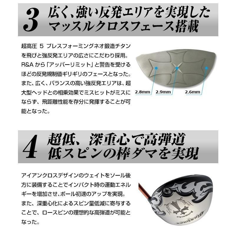 新品】ヘッドのみ ワークスゴルフ WORKS GOLF SLEルール適合