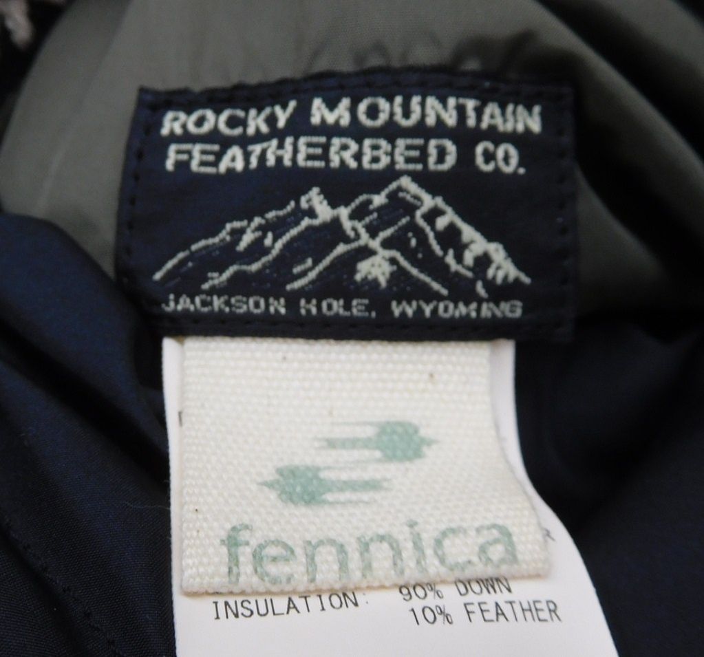 Rocky Mountain feather bed Fennica キルティングダウンジャケット ブラック 日本製 size:34 ROCKY MOUNTAIN FEATHERBED × fennica / ＜Men's＞6Month チロリアン