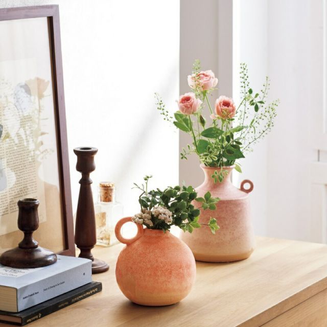 インテリア小物 花瓶 フラワーベース Ceramic Flower+ hinata ヒナタ