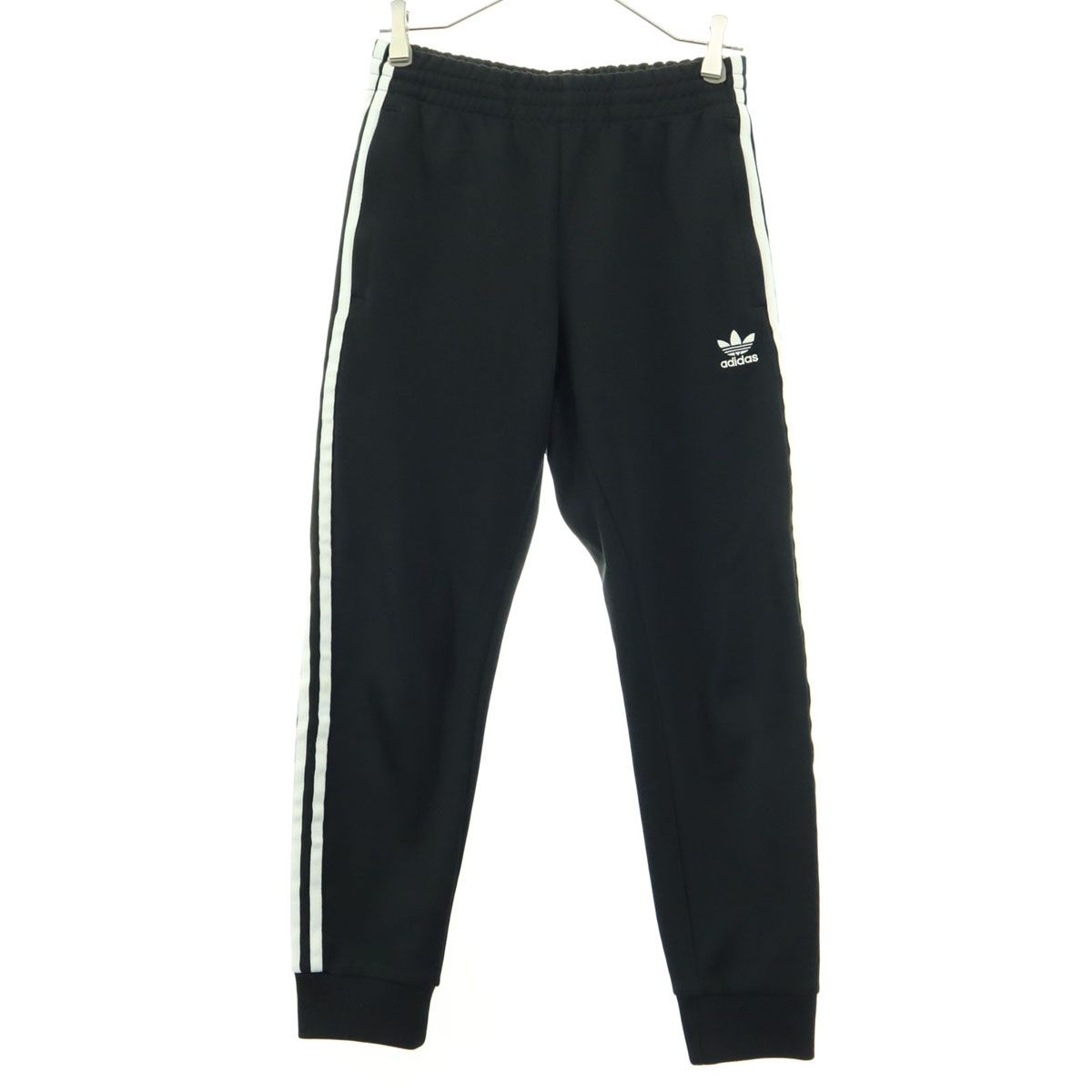 美品 adidas アディダス トレフォイルロゴ ロングジャージパンツ