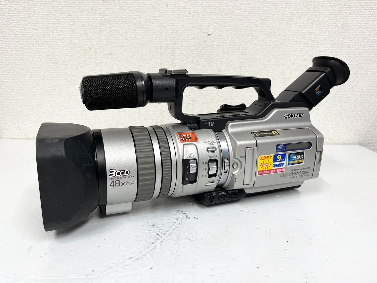 ビデオカメラsony vx2000 動作未確認 mini dv ビデオカメラ - ビデオカメラ