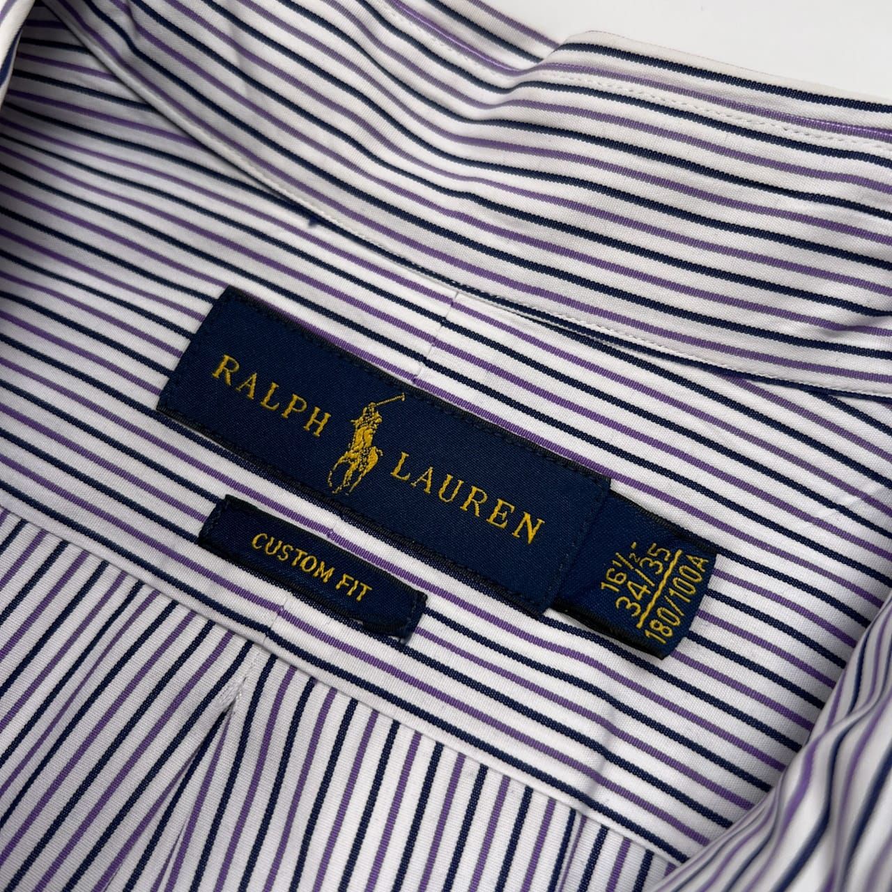 RALPH LAUREN ラルフローレン ストライプ BD 長袖 ドレスシャツ