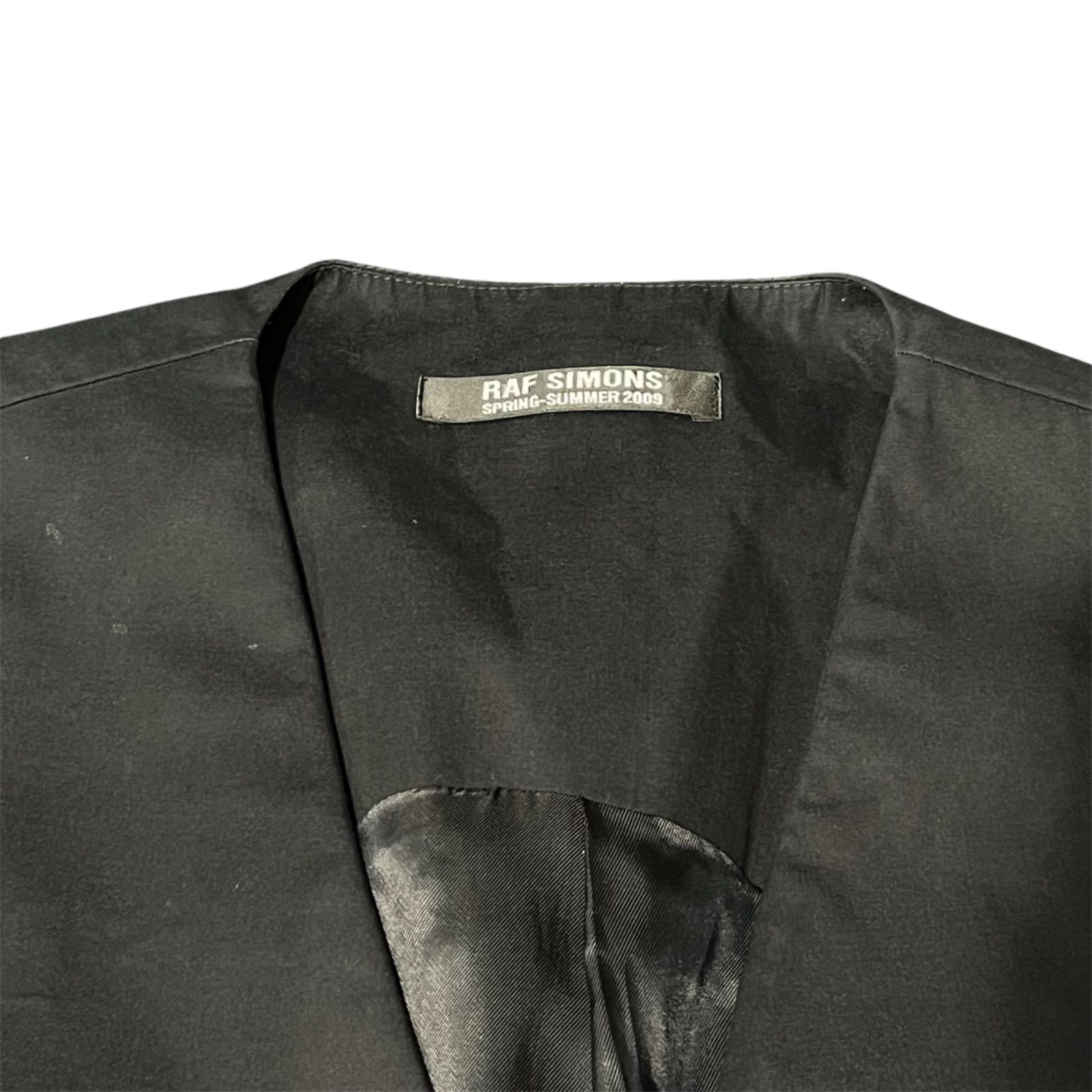 RAF SIMONS ラフ シモンズ テーラードベスト SPRING-SUMMER 2009
