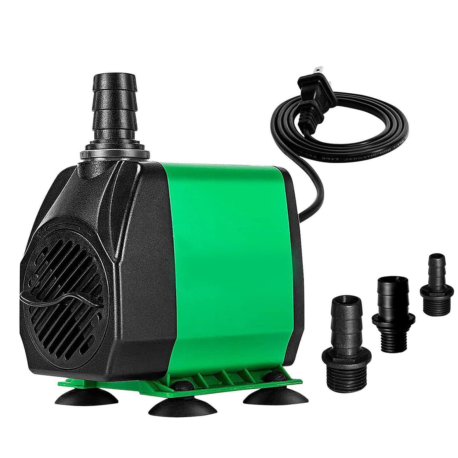 新品 水中ポンプ 24W 吐出量3000L/H 調整可能 最大揚程3M 2M 電源 