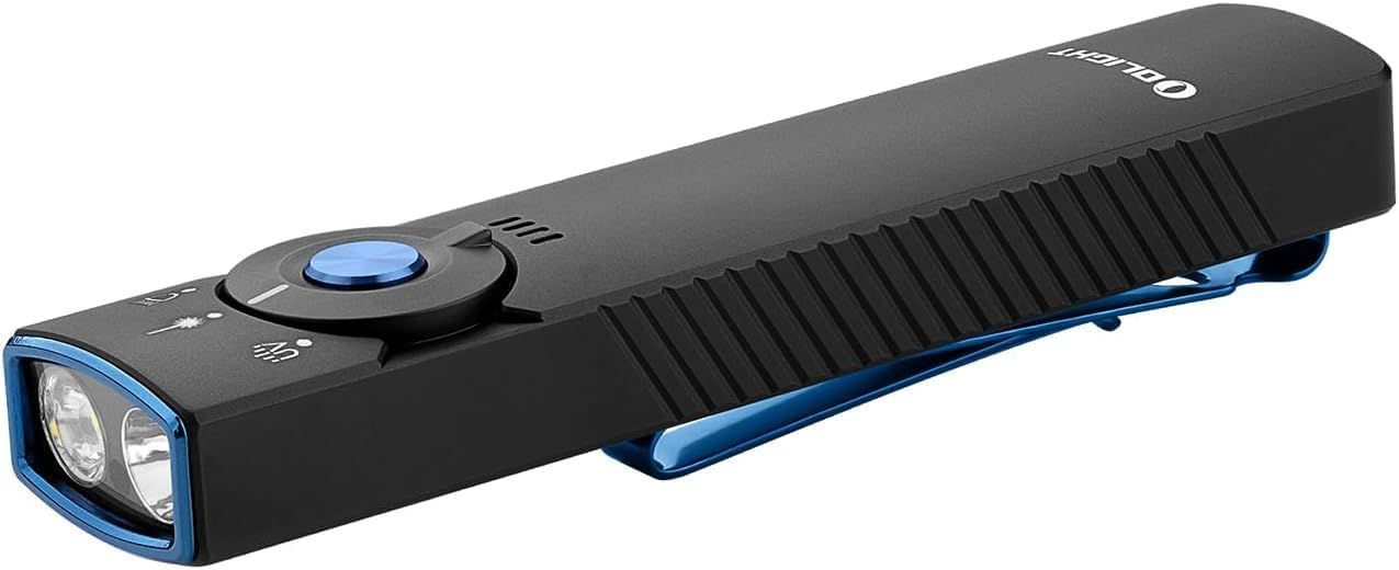 OLIGHT(オーライト) Arkfeld Pro EDC懐中電灯 1300ルーメン ブラックライト 緑の光束 フラッシュライト 三重光源 IPX7防水 マグネット充電 軽量 コンパクト 汚れ対策 蛍光剤検定 猫おもちゃ 防災 作業