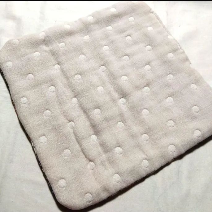 花柄☆8重ガーゼハンカチ タオル☆ハンドメイド - メルカリ