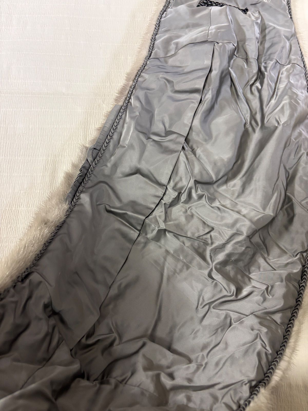 新品未使用✩2way✩ミンク✩ノーカラー✩マント✩腕出せます✩ファーショール Palais France Fur Co. ミンクファーショール ケープ リアルファー