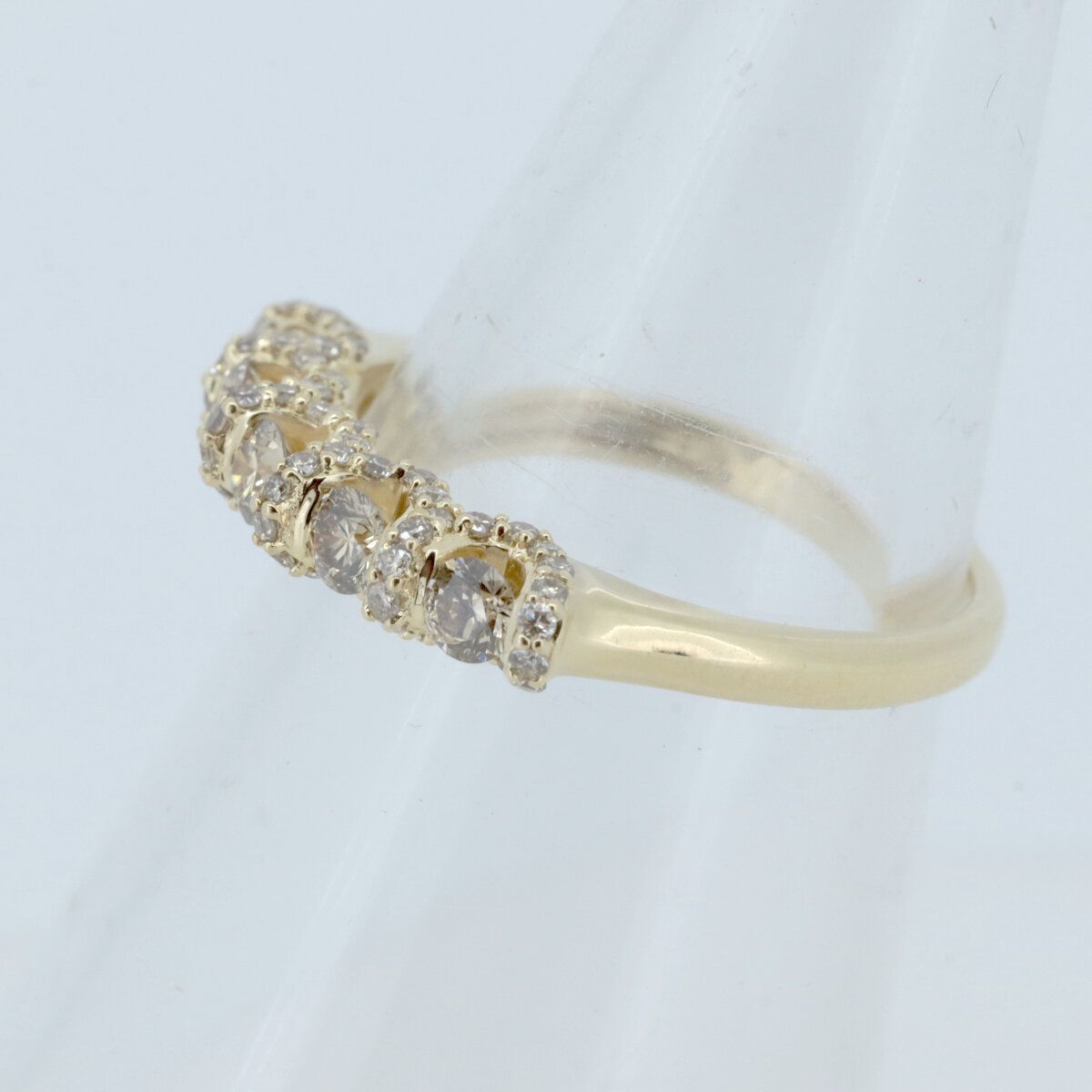 GSTV ダイヤモンド リング 指輪 0.70ct 13号 K18YG(18金 イエロー  