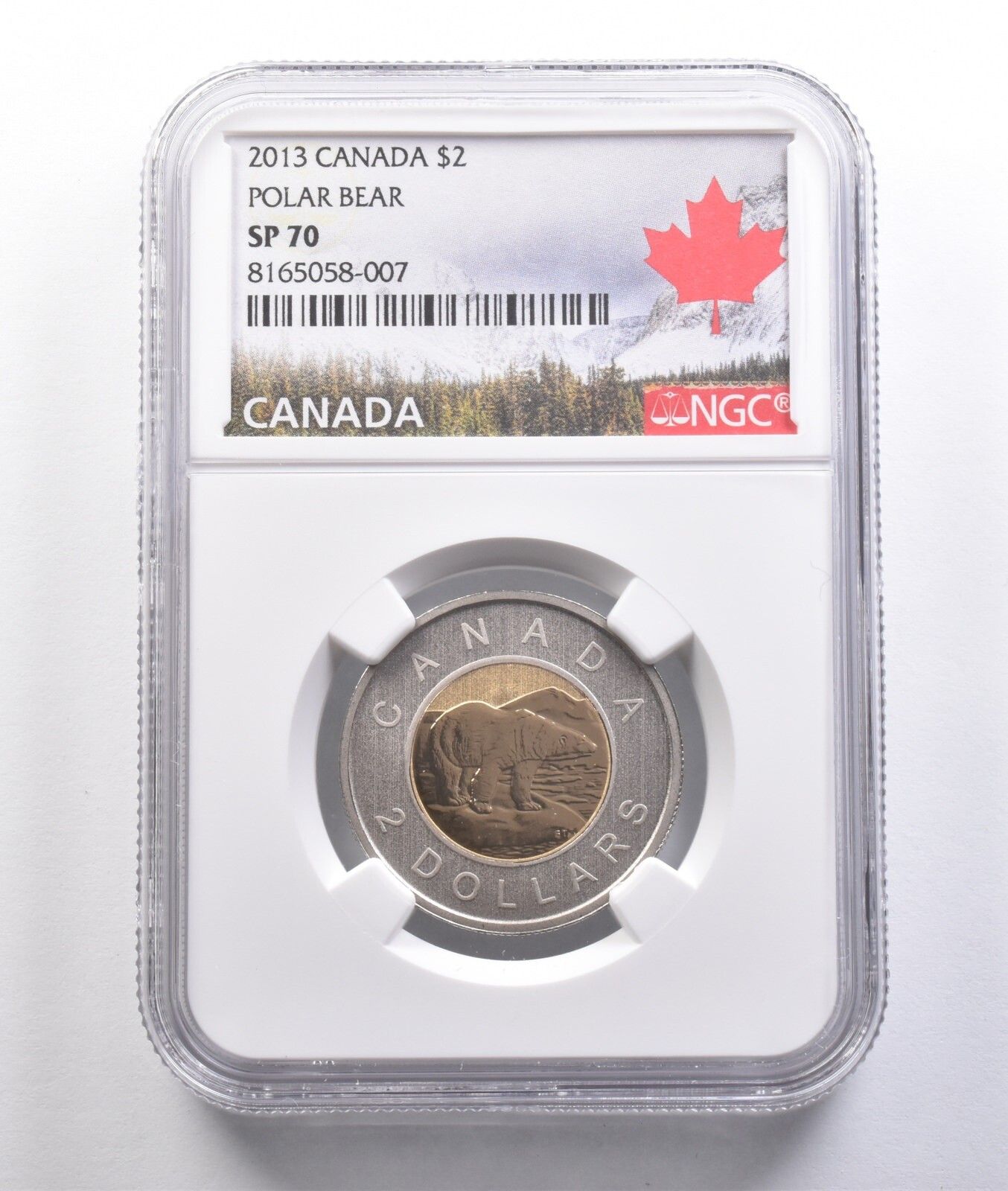 2013年カナダ 2ドル ポーラーベア SP70 NGC