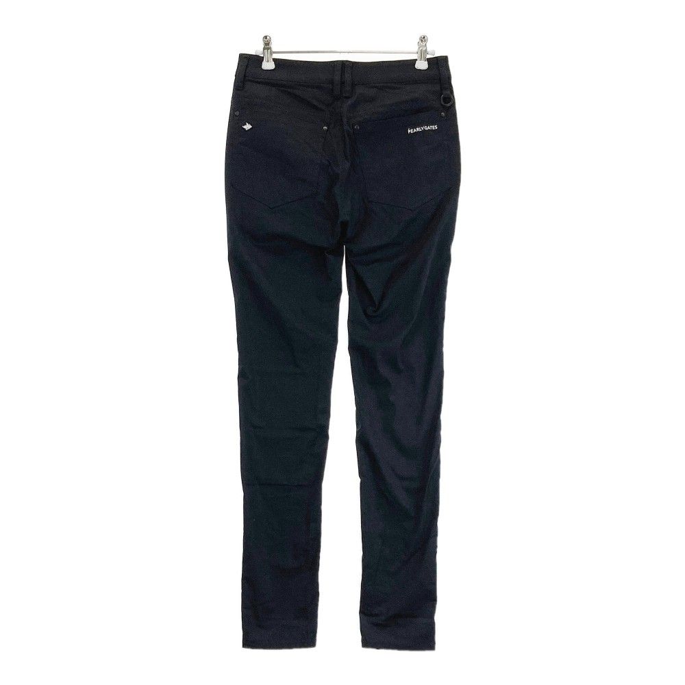 サイズ：0 PEARLY GATES パーリーゲイツ ストレッチパンツ ブラック系