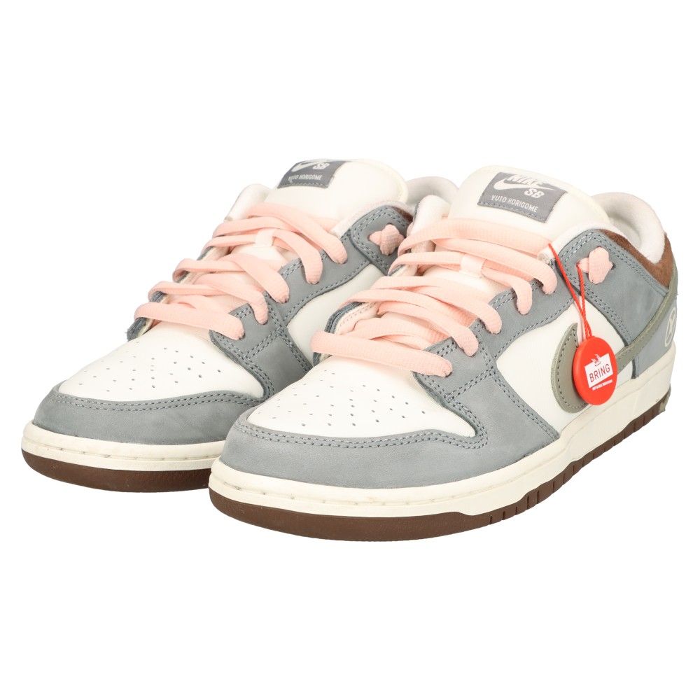 NIKE SB (ナイキエスビー) ×YUTO HORIGOME DUNK LOW PRO QS Wolf Grey FQ1180-001  堀米雄斗コラボ ダンク ロー プロ QS ローカットスニーカー ウルフグレー US9.5/27.5cm