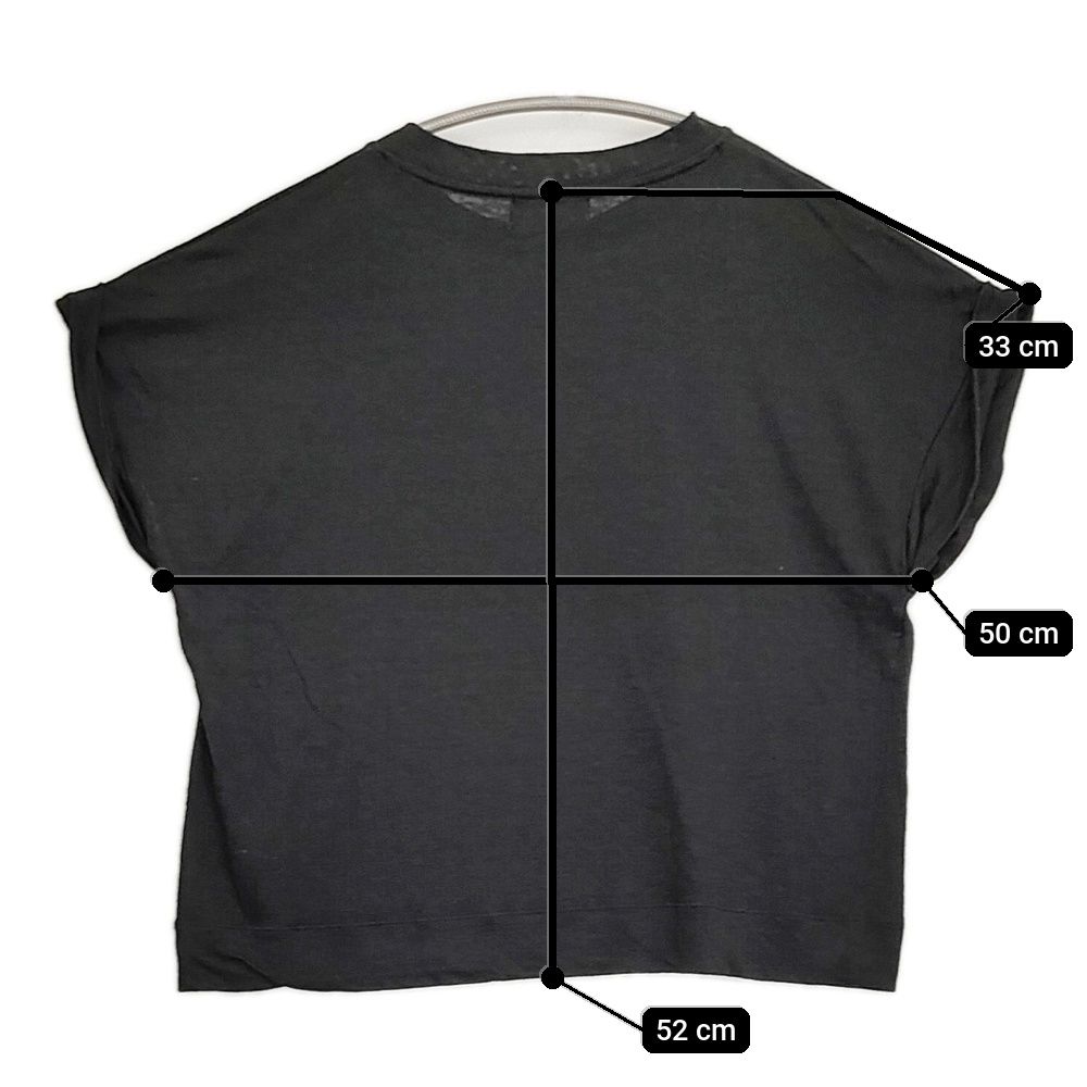 MARGARET HOWELL LINEN JERSEY TOP 578-5168030 定価18700円