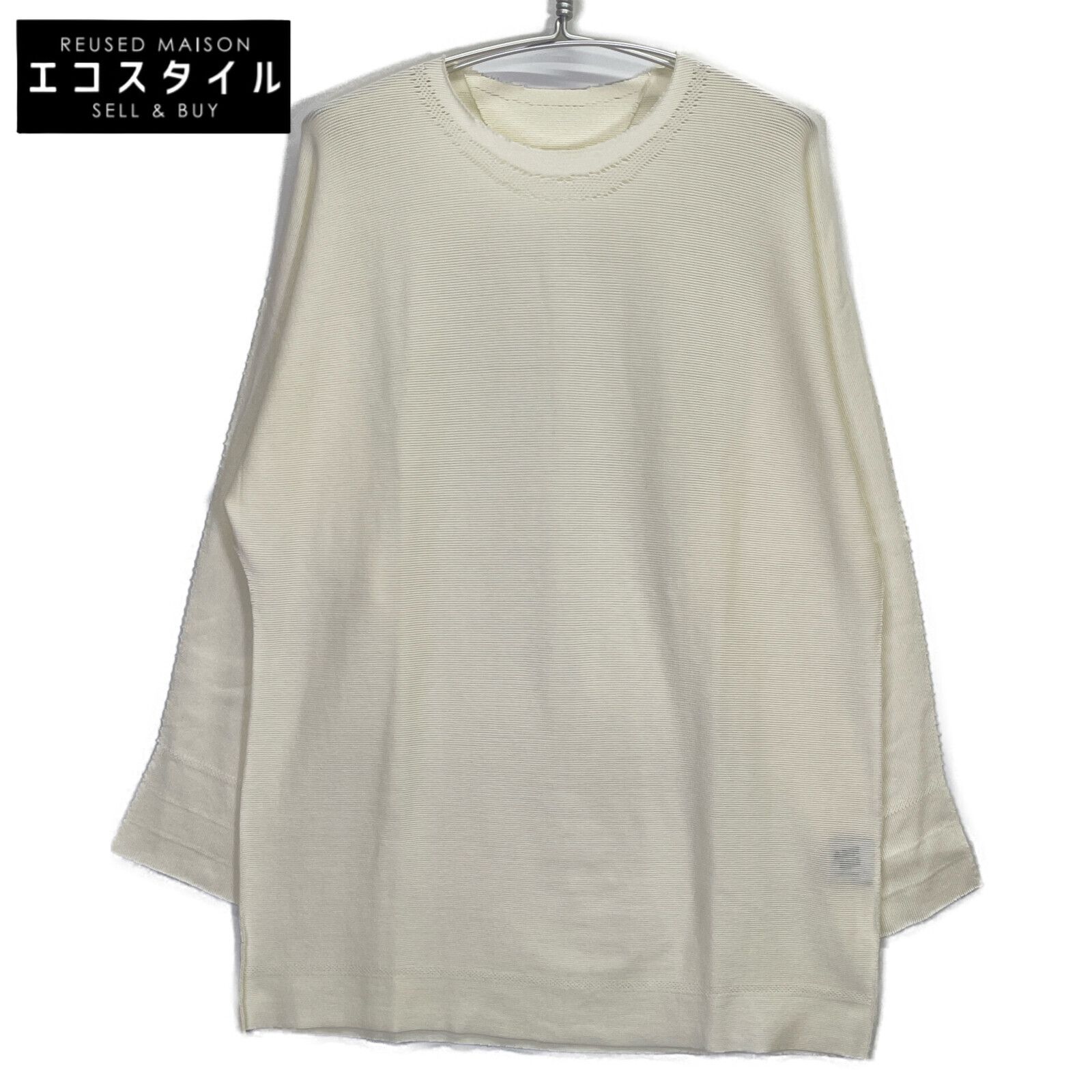 ISSEY MIYAKE　麻ニット風ロンT ISSEY MIYAKE 麻ニット風ロンT - メルカリ