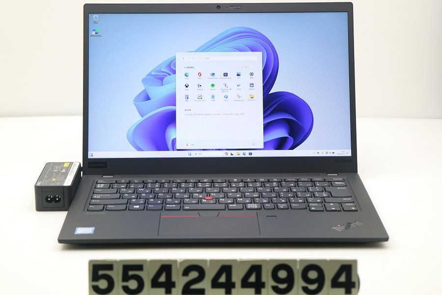 Lenovo ThinkPad X1 Carbon 7th Gen Core i7 8565U 1.8GHz/16GB/256GB(SSD)/14W/FHD(1920x1080)/Win11 【554244994】