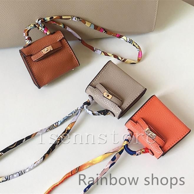 新品未使用】のスカーフ飾り バッグチャーム 鞄 チャーム