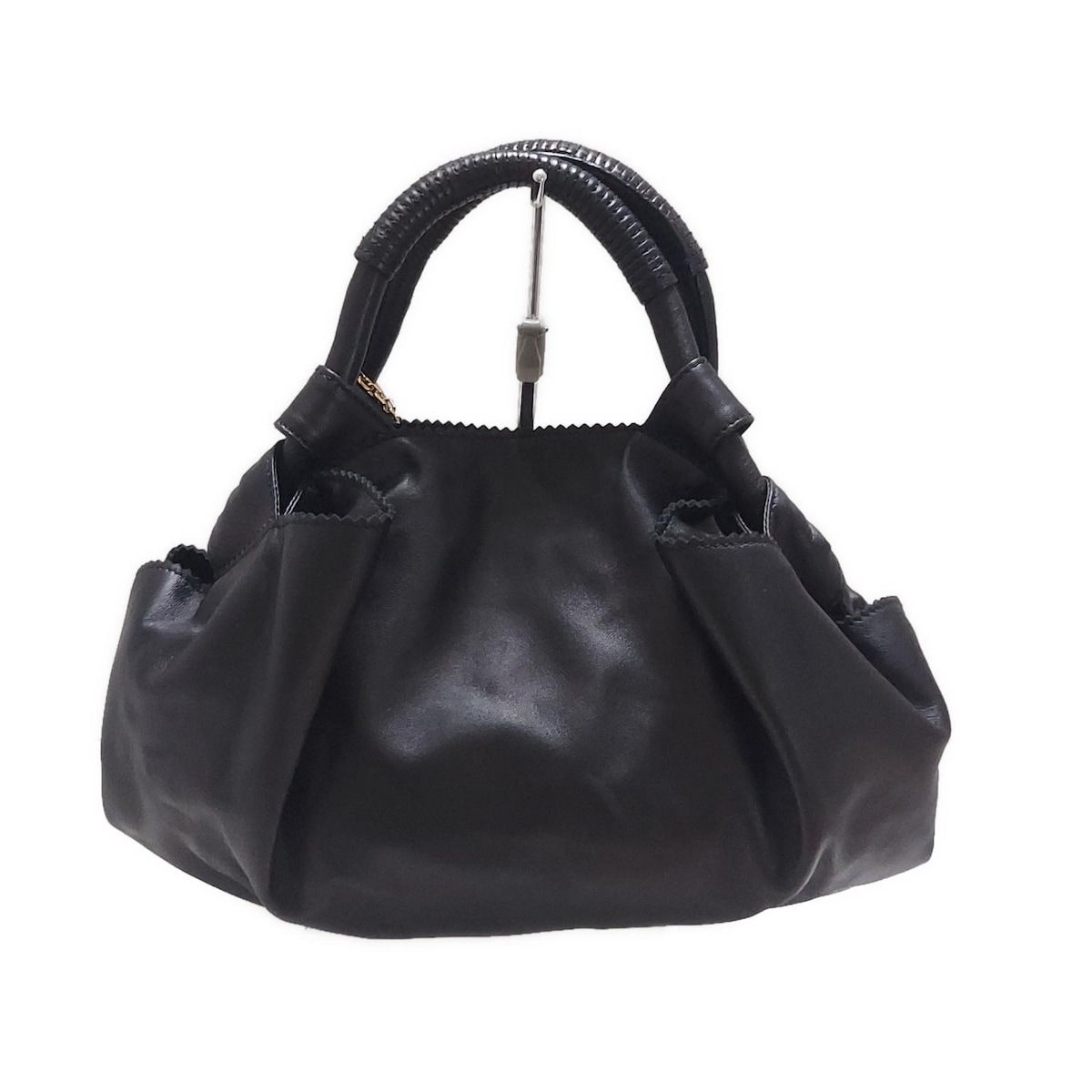LOEWE(ロエベ) ハンドバッグ ナッパアイレ 黒 レザー - メルカリ