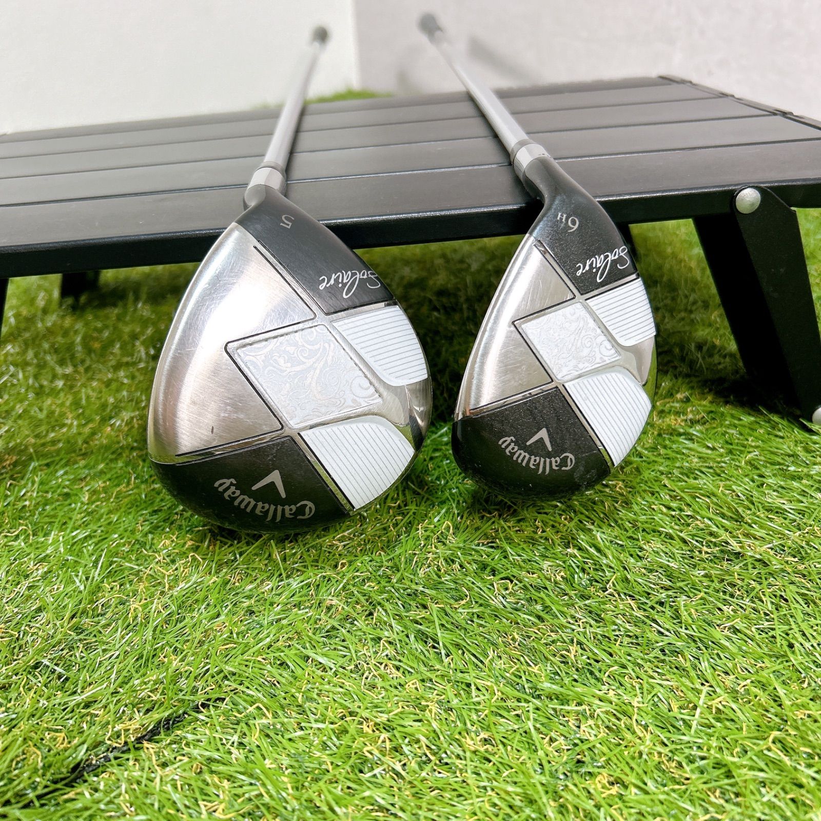 ソレイル キャロウェイ ゴルフ クラブセット レディース 女性 L 白