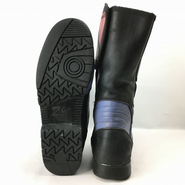 <SALE>HEIN GERICKE/ハインゲリック　シンパテックス　　ライディング　バイクブーツ　size42　26.5-27.0程度〈黒/BLACK/ブラック〉×紫　ツーリング　bike/　Boots〕菅No.WM45 #BUZZBERG