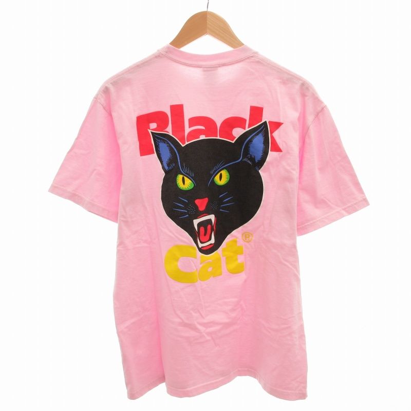 【ワン】Supreme ピンク象　半袖　Tシャツ　ブラック　L Supreme ピンク象 プリント Tシャツ Sサイズ 半袖 夏物 - メルカリ