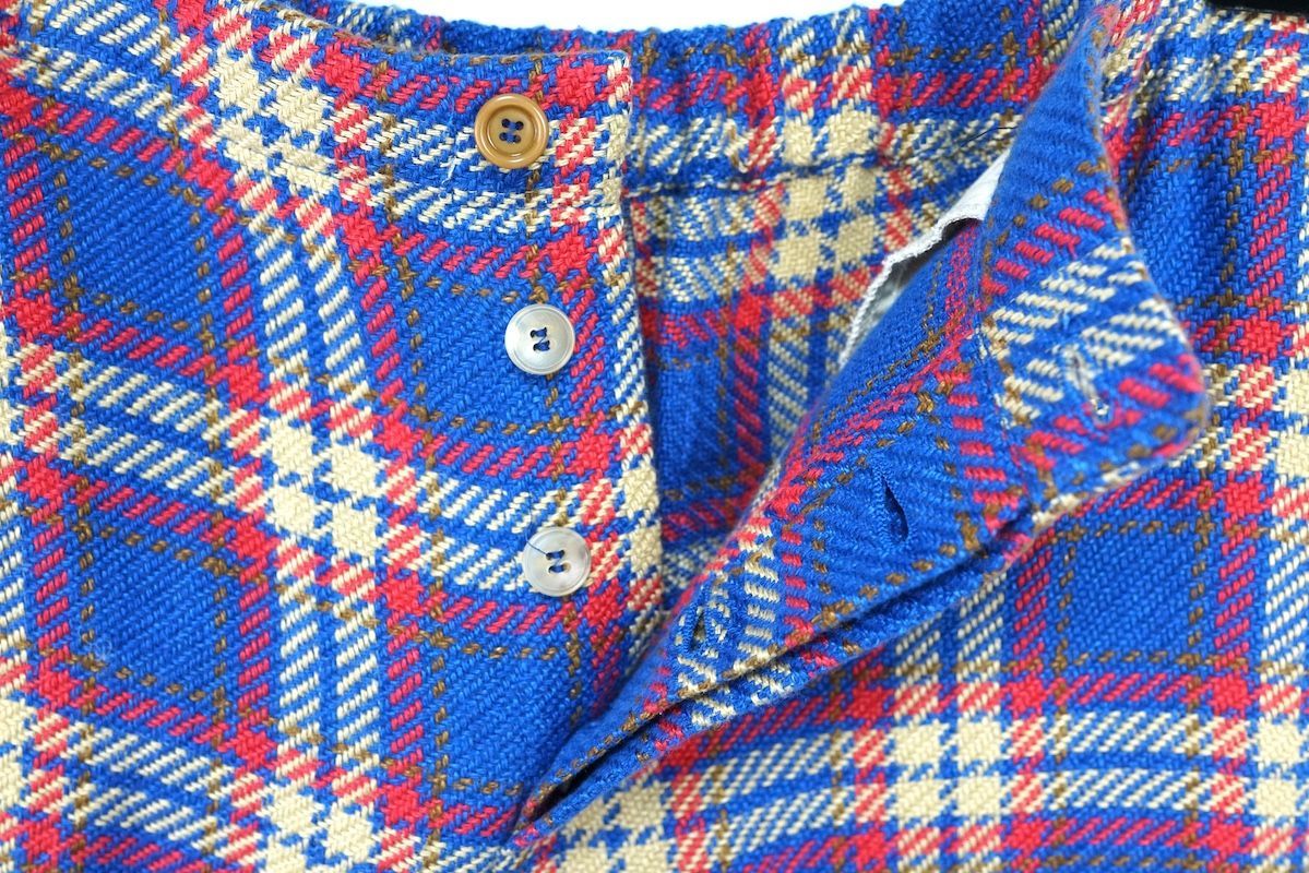 GUCCI グッチ マリン刺繍 チェック ハーフパンツ ブルー