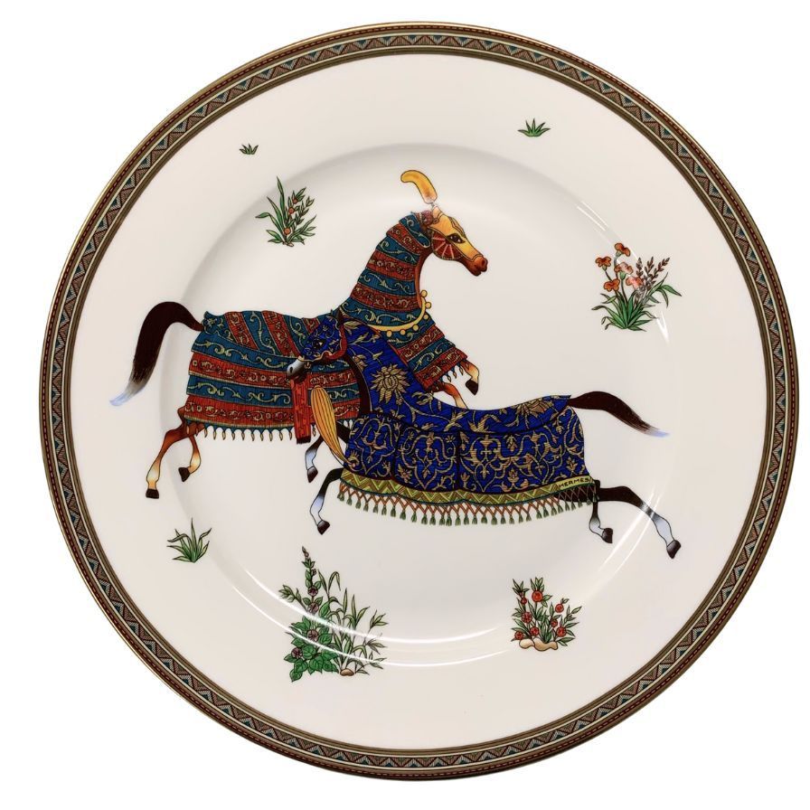 未使用　HERMES　エルメス　シュヴァルドリアン　プレート　ホース エルメス プレート シュヴァルドリアン ホース 約26㎝【AFI28