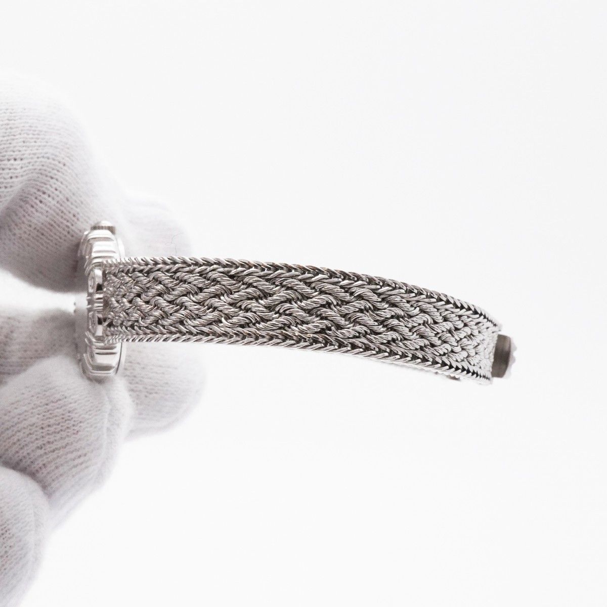 5wwh0129】ロンジン 金時計 L73617 シルバー文字盤【中古】腕時計  