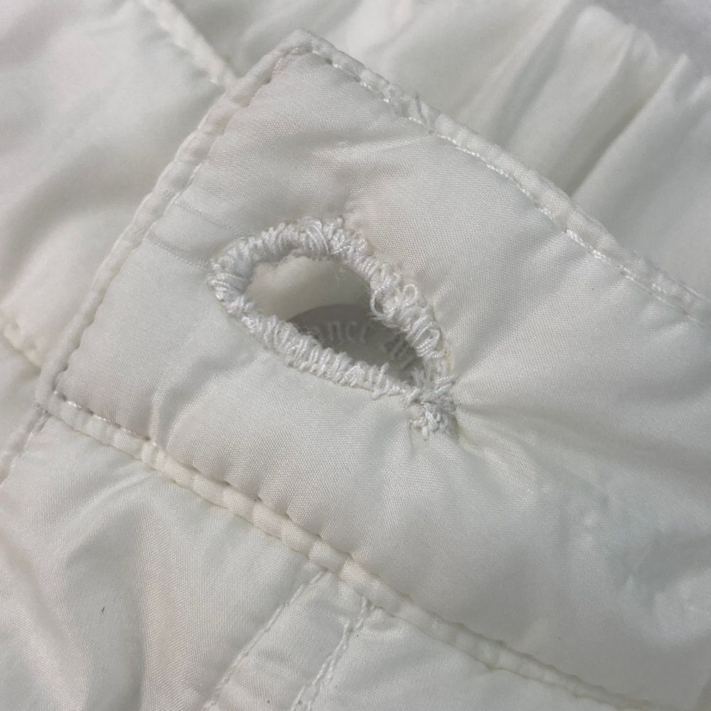 裾ボア 中綿パンツ