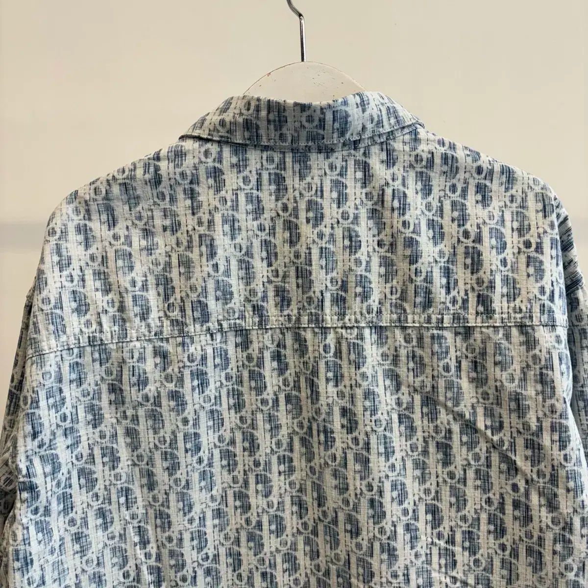 41 ほぼ新品 DIOR(ディオール) オブリーク カスリ コットン