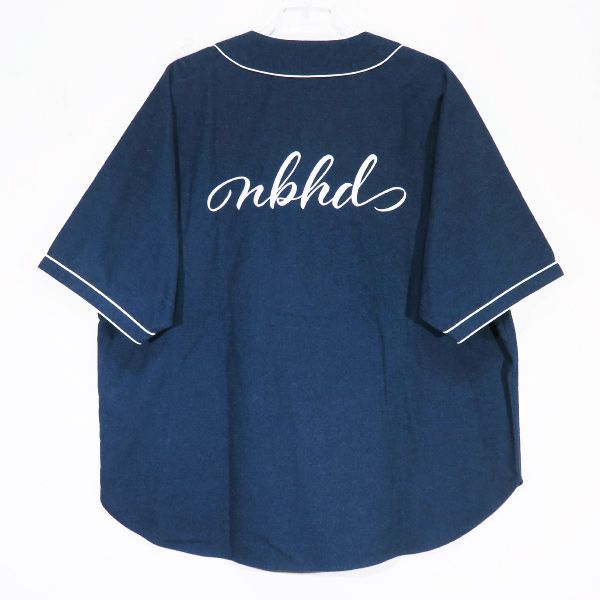 トップス NEIGHBORHOOD BASEBALL SHIRT SS - BLACK NEIGHBORHOOD(ネイバーフッド) 24SSBASEBALL SHIRT SSベース