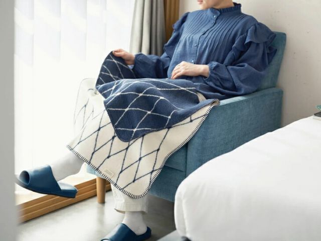 bastisRIKE THE GRID コットンブランケット SALE セール】bastisRIKE | THE GRID - COTTON BABY BLANKET (black