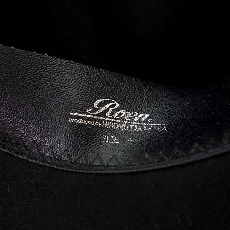 ロエン/ROEN スパンコール フェルト ハット キャップ ブラック サイズ