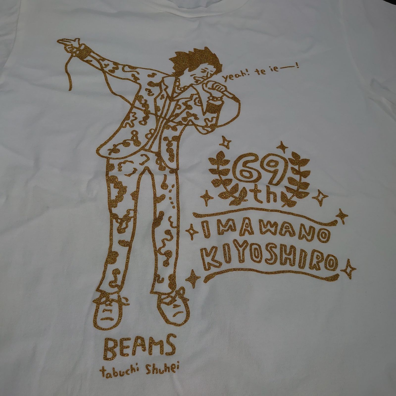 限定！清志郎 BEAMS コラボTシャツ 人気カラー 新品 忌野清志郎 69th Tシャツ BEAMS 田渕周平コラボ ビームス