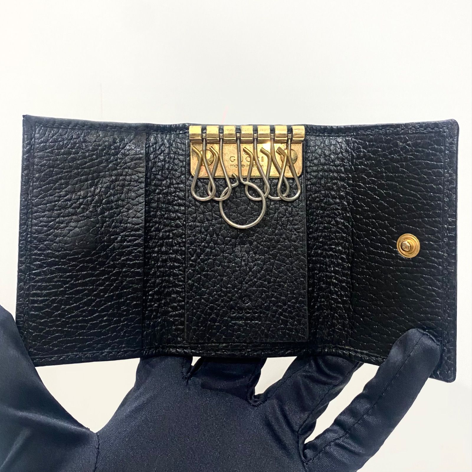 GUCCI グッチ GGマーモント レザー キーケース 6連 456118 - メルカリ