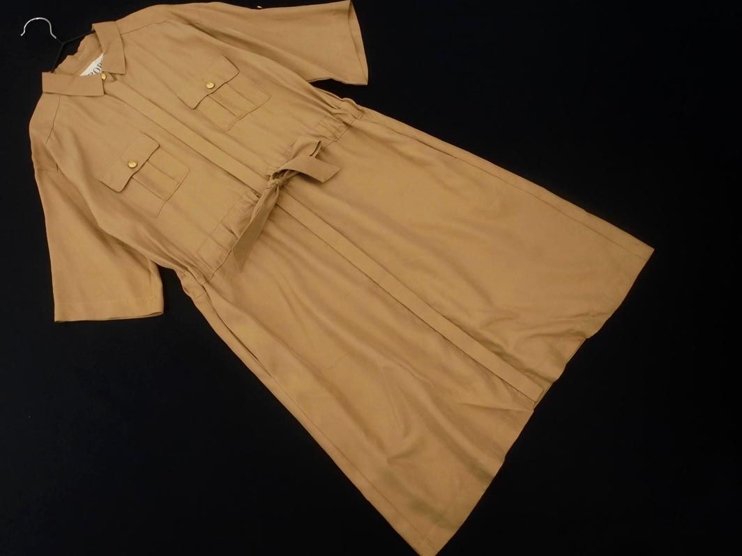 ROPE ロペ シャツ ワンピース size36/ベージュ □◇ レディース
