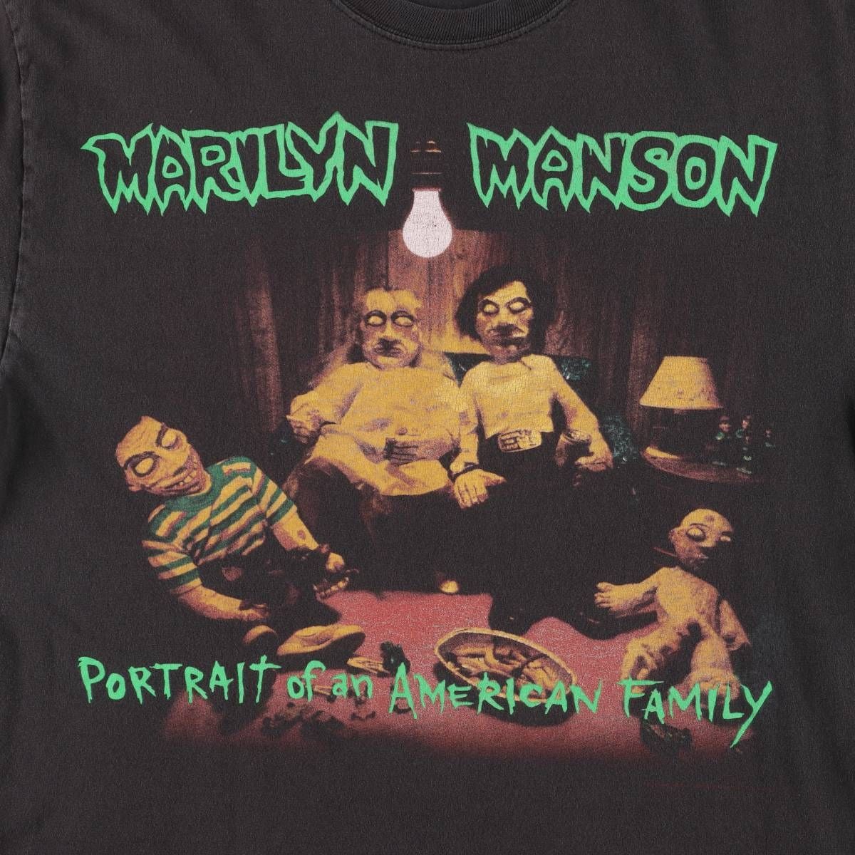 古着 00年代 ヘインズ Hanes MARILYN MANSON マリリンマンソン バンドT 