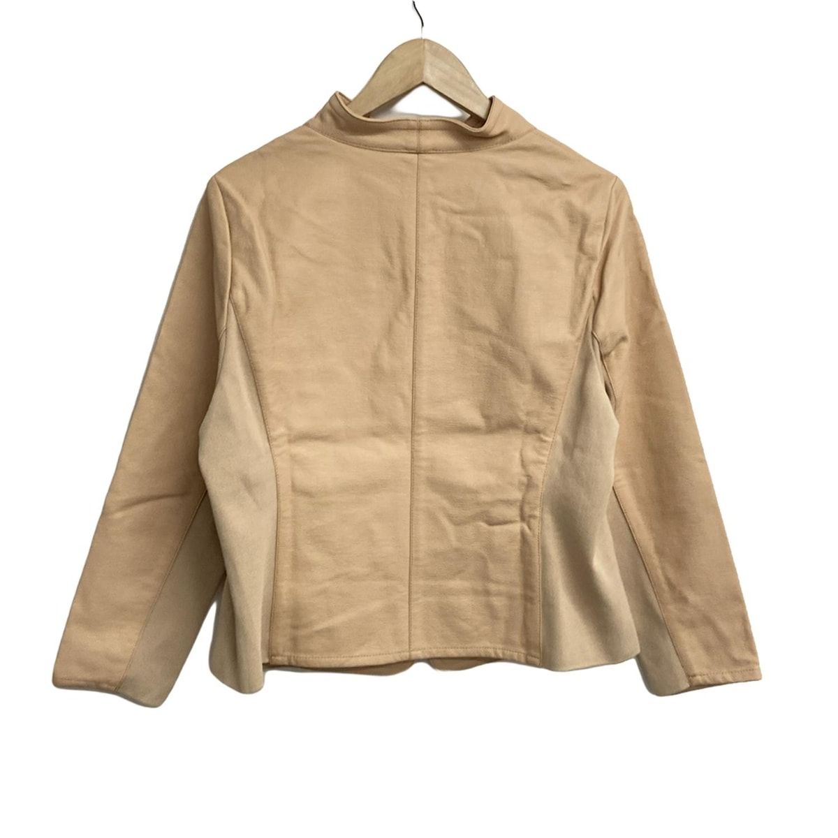 HIROKO BIS ヒロコビス　新品・未使用品　ジャケット　ライダース風 洗える】レースボンディングライダース風ジャケット | HIROKO