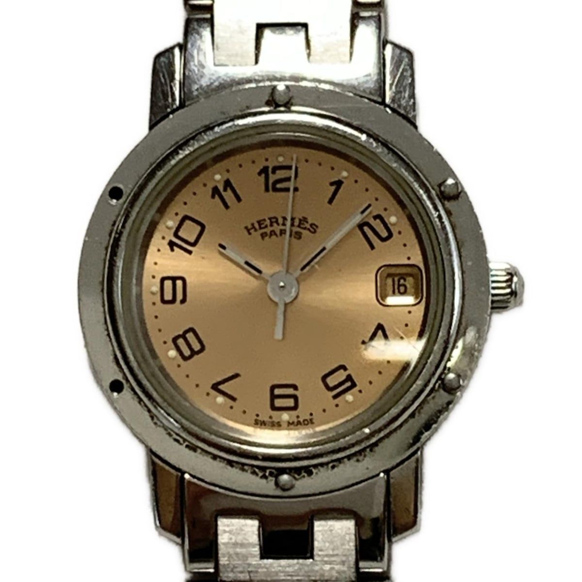 HERMES(エルメス) 腕時計 クリッパー CL4.210 レディース ピンク