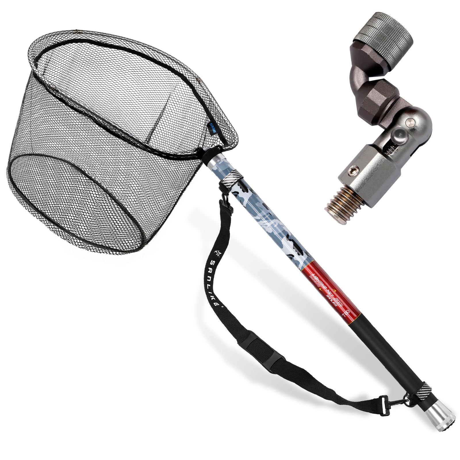 迷彩玉の柄+45*59CMネット+グレーなタモジョイント_7M