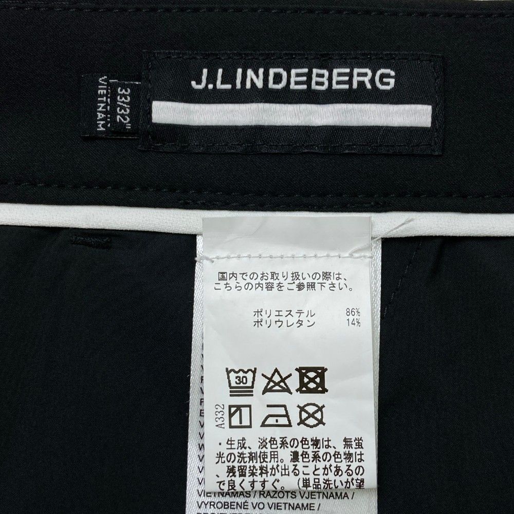 サイズ：33/32 J.LINDEBERG ジェイリンドバーグ  ストレッチパンツ  ブラック系 [240101432911] ゴルフウェア メンズ ストスト サイズ：33/32 J.LINDEBERG ジェイリンドバーグ ストレッチ