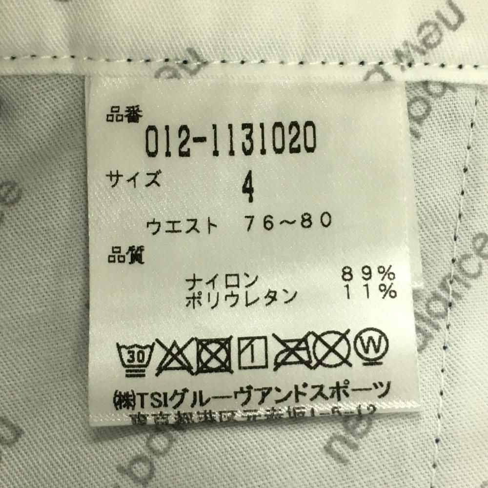 美品】ニューバランスゴルフ パンツ グリーンブルー 裏微起毛