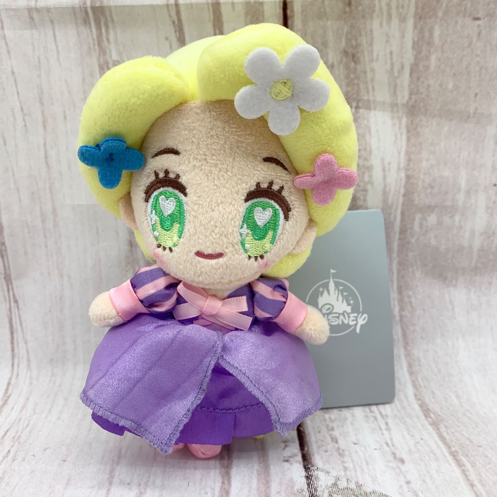 Disney - ラプンツェル　tiny  ぬいぐるみキーチェーン　 ディズニー　新品未使用 タグ付き Disney ディズニーストア 塔の上のラプンツェル TINY