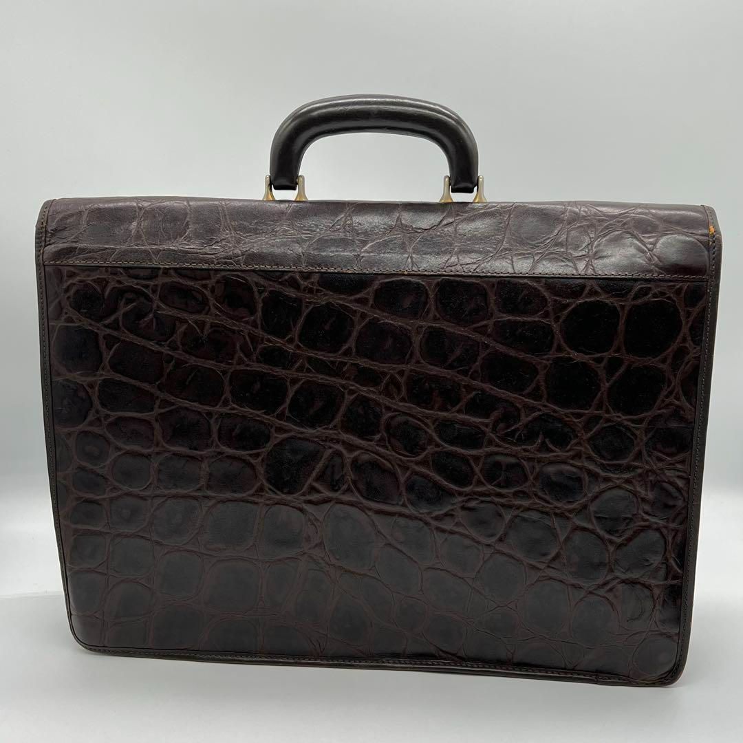 良品】VALENTINO GARAVANI ビジネスバッグ クロコ型押し - メルカリ