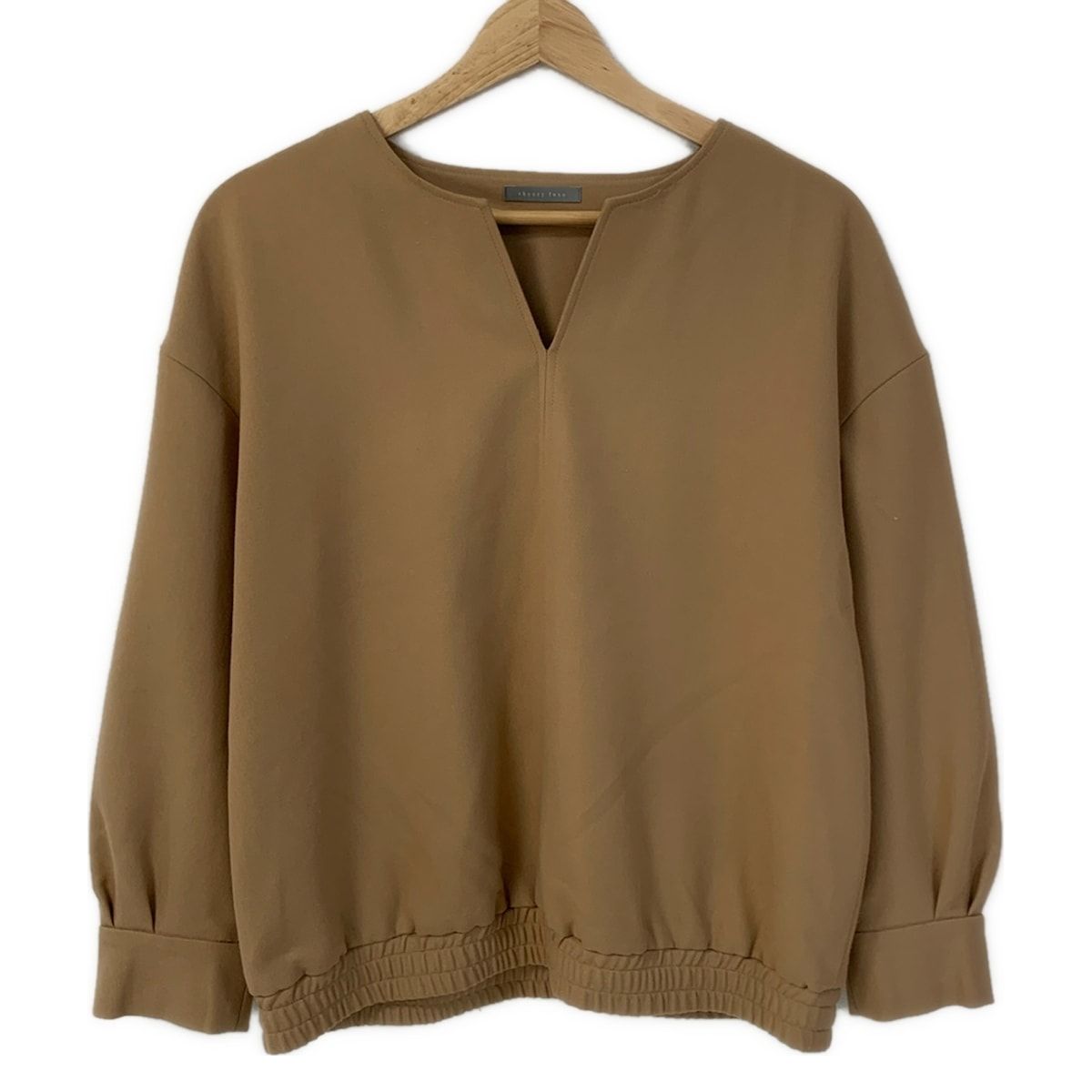 theory luxe(セオリーリュクス) 長袖カットソー サイズ38 M レディース美品  - ダークグリーン ボウタイ Theory luxe - theory luxe(セオリーリュクス) 長袖カットソー サイズ