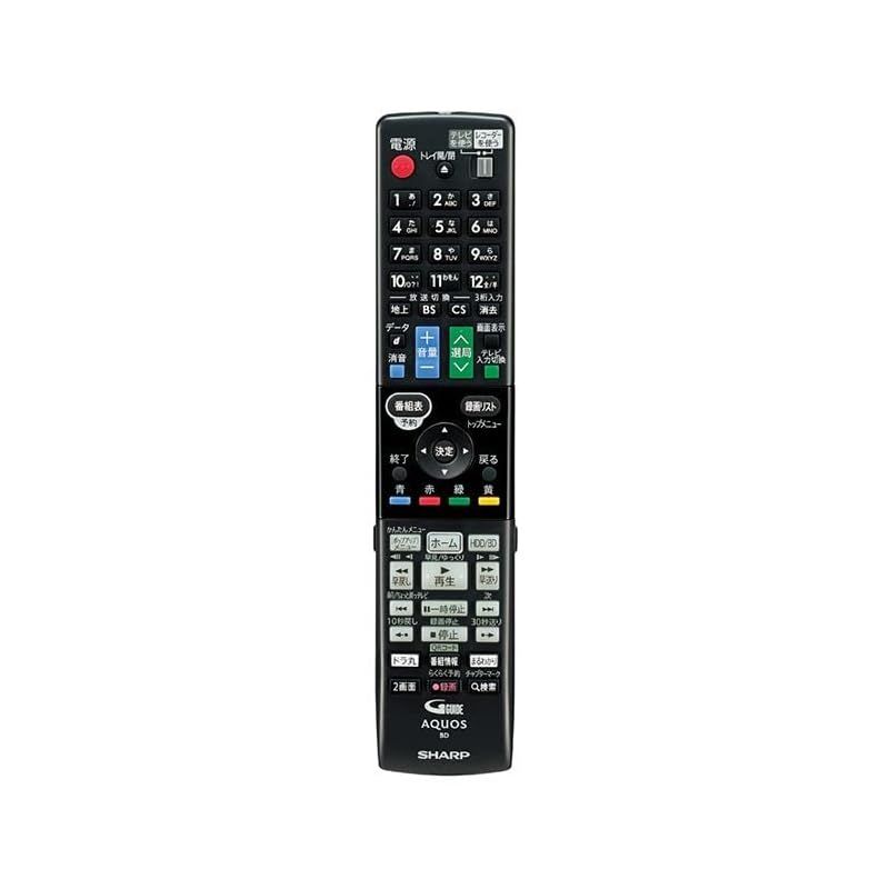 SHARP|シャープ ブルーレイディスクレコーダー用 リモコン 0046380270 0046380270 0