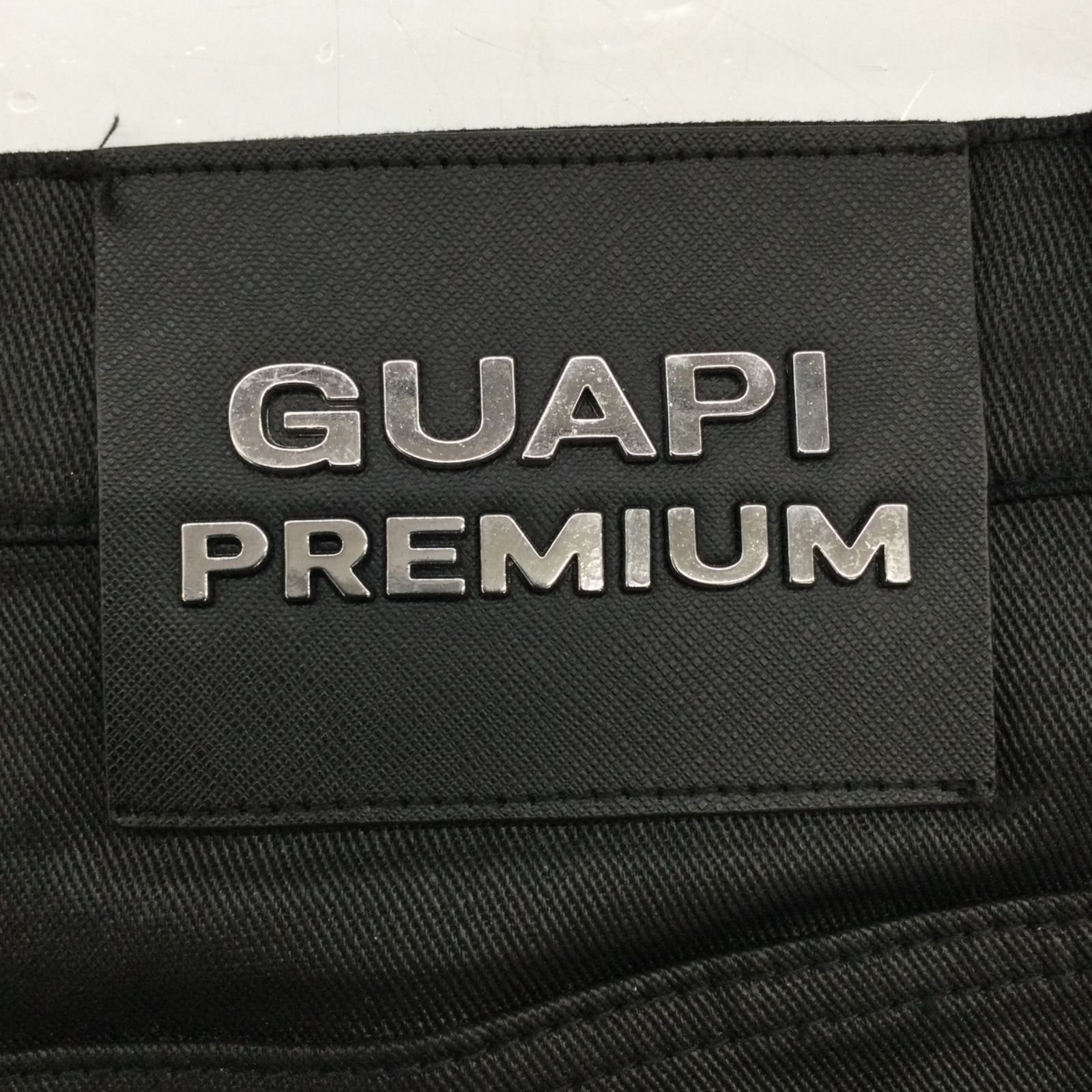 GUAPI グアピ デニムパンツ フレアスパンコール ビーズ サイズ34 