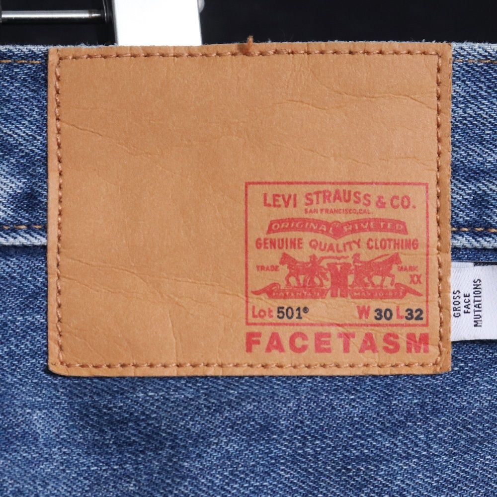 FACETASM × LEVI'S WIDE & SLIM 501 デニムパンツ W30 L32 インディゴ