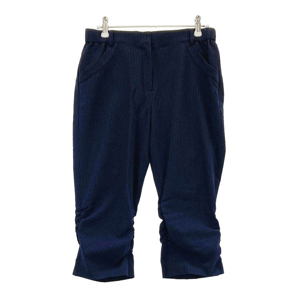 サイズ：38 LANVIN SPORT ランバン スポール  シアサッカー ジョガーパンツ  ネイビー系 [240101229610] ゴルフウェア レディース ストスト