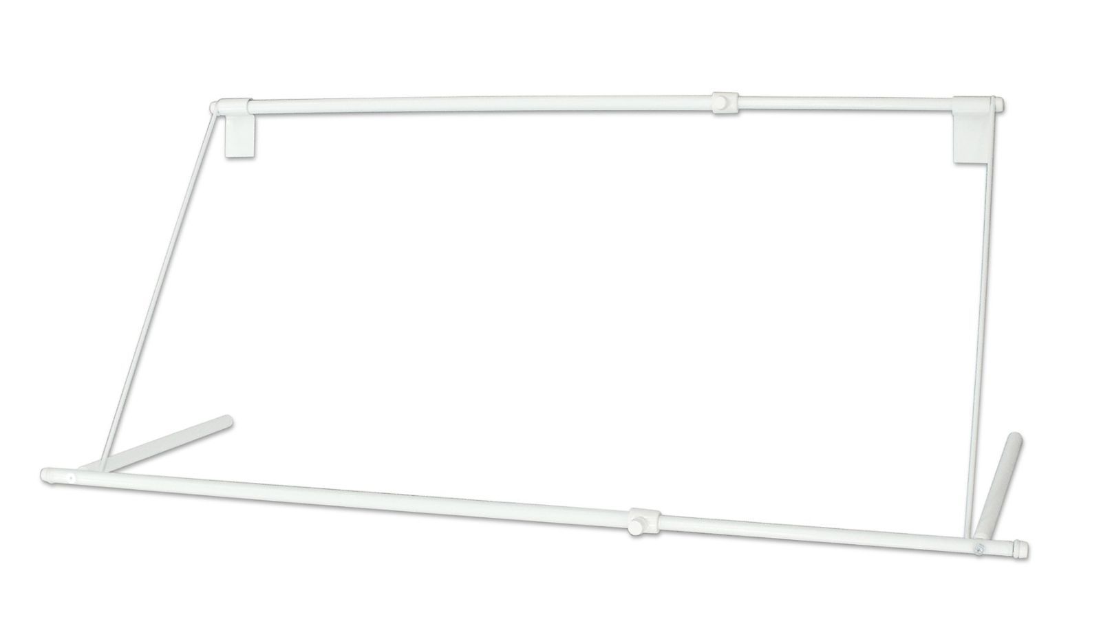 室内物干し 伸縮式エアコンハンガー 幅80~109cm 高さ40cm SHINDO 耐荷重5kg ホワイト HEIAN ACH-2 平安伸銅工業