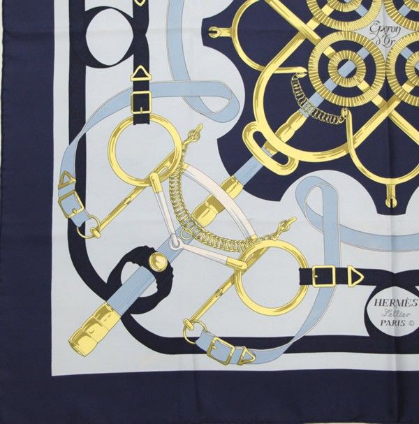 HERMES エルメス　スプリングス カレ90 シルク100% スカーフ HERMES - 美品 エルメス HERMES スカーフ カレ90 SPRINGS